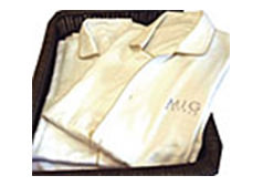 >シルク ハーフパンツ ネイビー